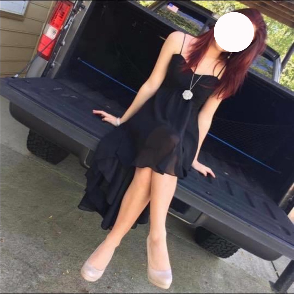 black dress homecoming/prom